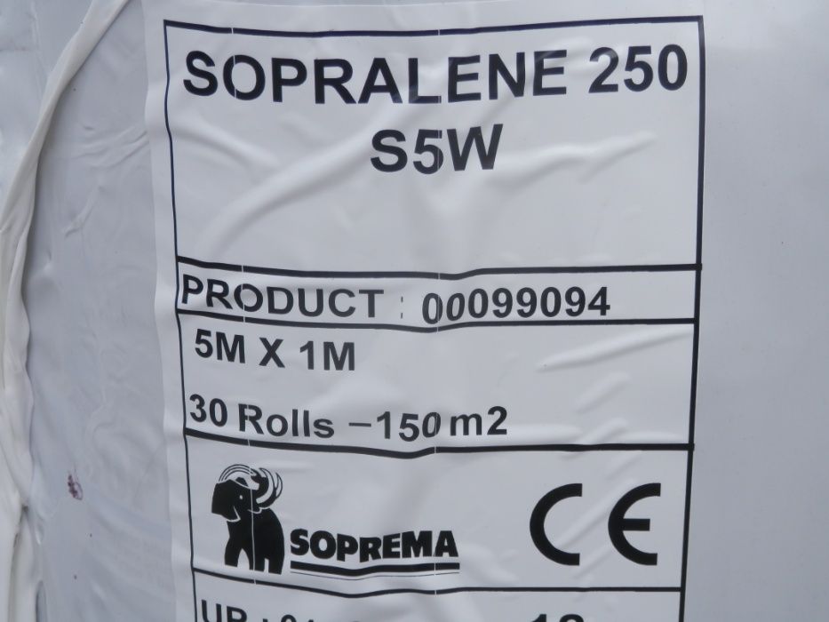Papa termozgrzewalna  SOPREMA SOPRALENE 250 S 5 W Warszawa 31,61 PLN