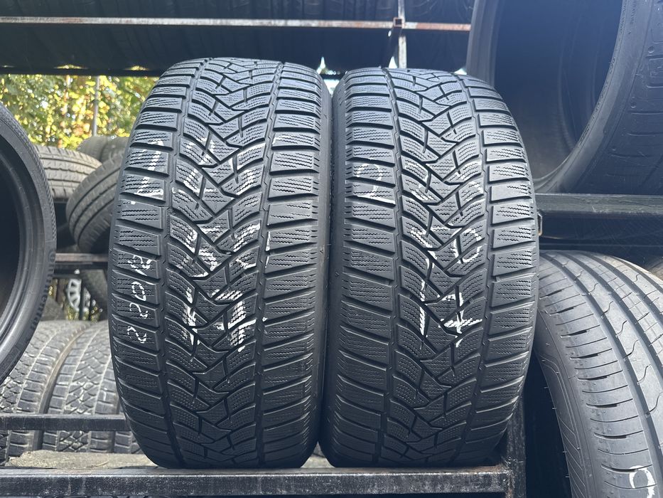 Para opon zimowych używanych dunlop 225/50R17