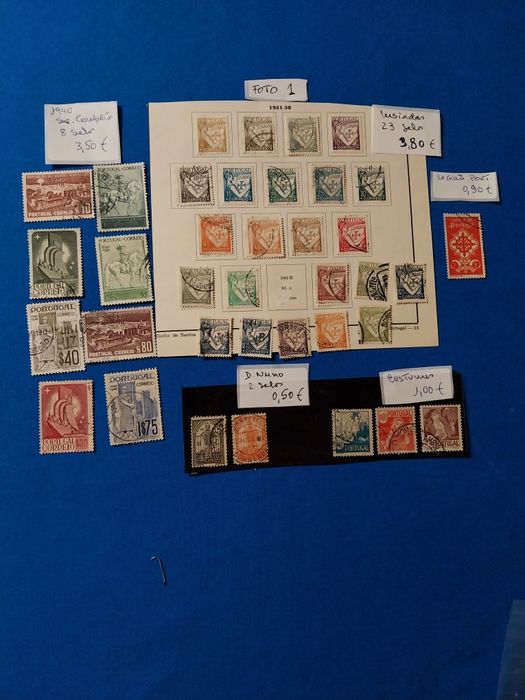 Selos de portugal. Restos de coleções ref.. 09/01