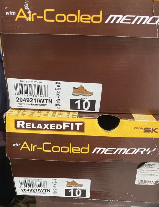 Черевики  на  утепленні Skechers шкіряні   р.43.р.45