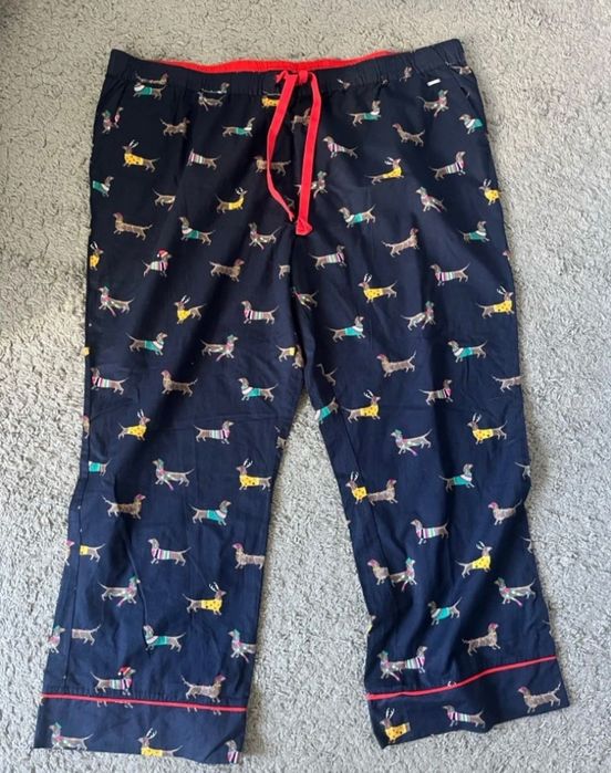 Joules піжамні штани XXL з таксами — нові з біркою