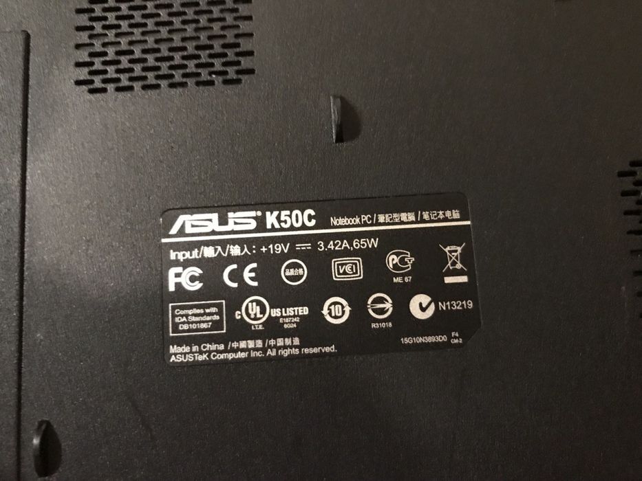 Ноутбук Asus K50C