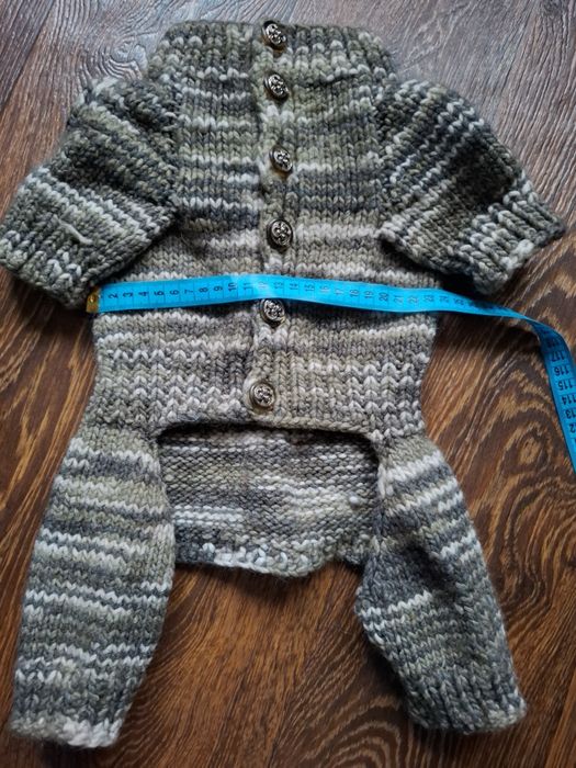 В'язаний комбінезон+подарунок дощовик