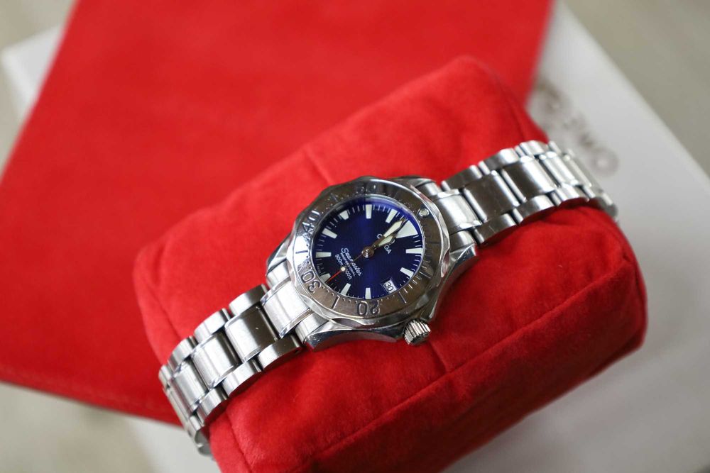 Zegarek damski damka Omega Seamaster 300m pełny zestaw 2285