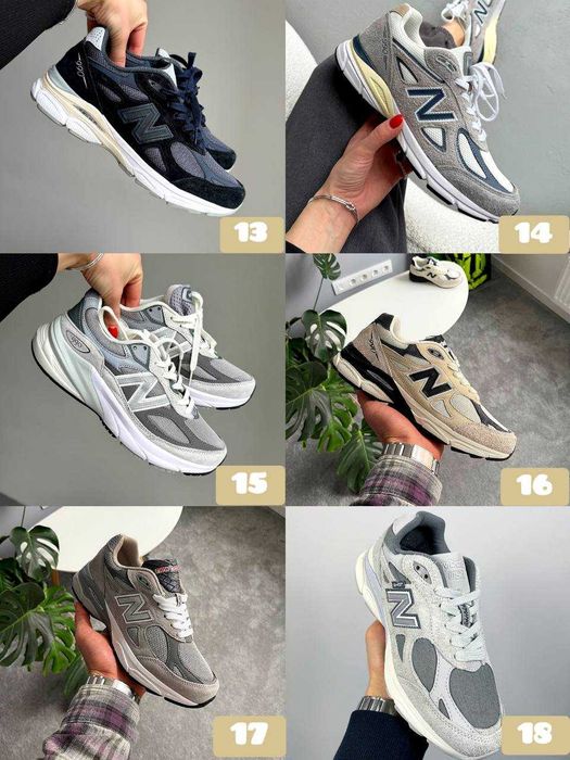 ‼️ПРЕМІУМ ЯКІСТЬ Кросівки New Balance 990 у різних кольорах | Унісекс | Розміри 36 - 45