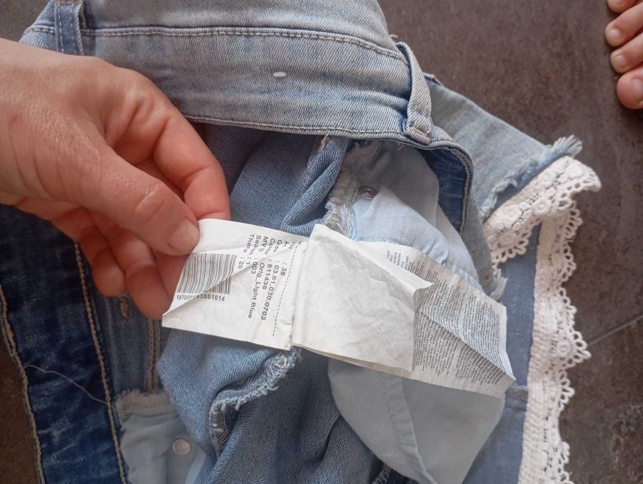 Spodenki damskie jeansowe rozmiar s/m
