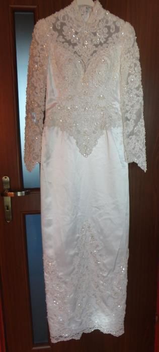 Zjawiskowa suknia ślubna roz. M, koronka, Mori Lee