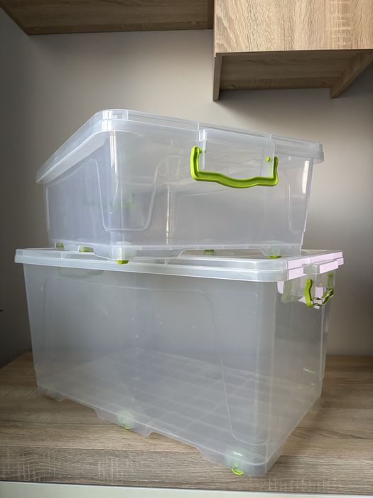 Пластиковый контейнер bigbox 80л та 30л / органайзер для зберігання
