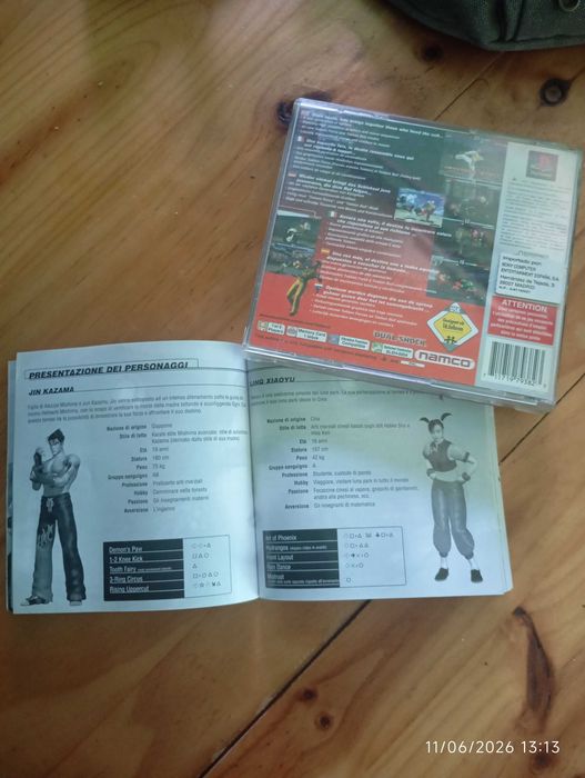Jogo Ps1 - Tekken 3 (completo)