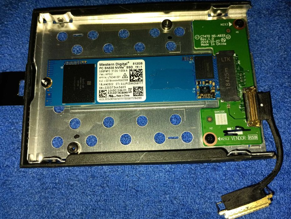 Adapter SSD NVMe M2 (01AX994) do Lenovo, Adapter USB 3.0, Obudowa M.2