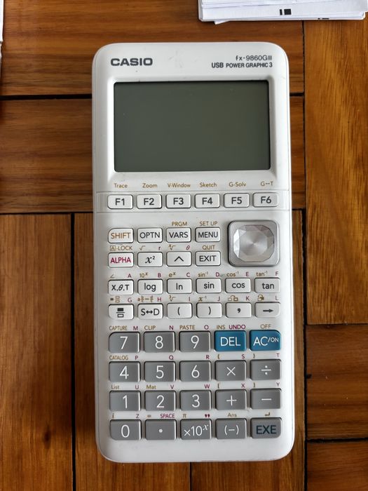 calculadora grafica CASIO FX 9860G|||