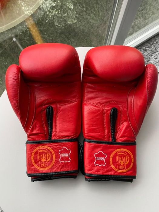 Боксерські рукавиці Green Hill 14Oz червоні нові