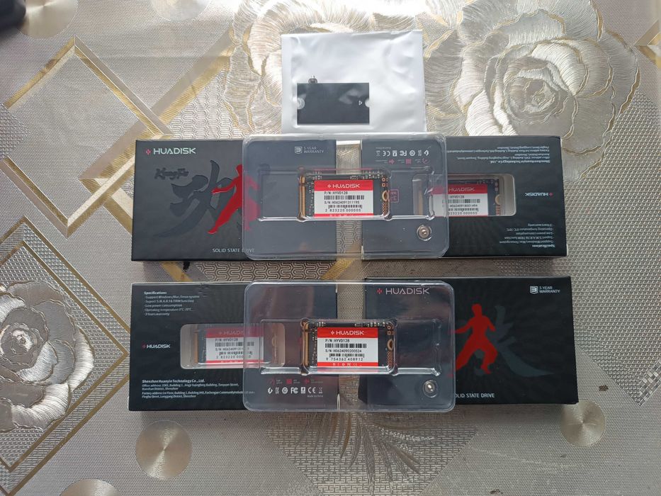 Новые Huadisk Somnambulist ССД М2 NVMe 128 256 512 гб 2242 2260 2280