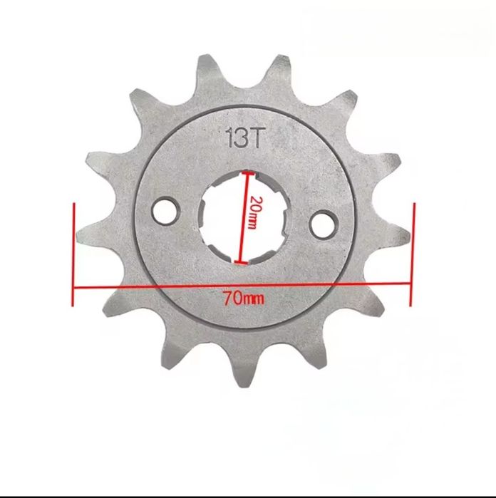 Зірка передня 520 13T geon, Kovi. Ціна вказана з кріпленням