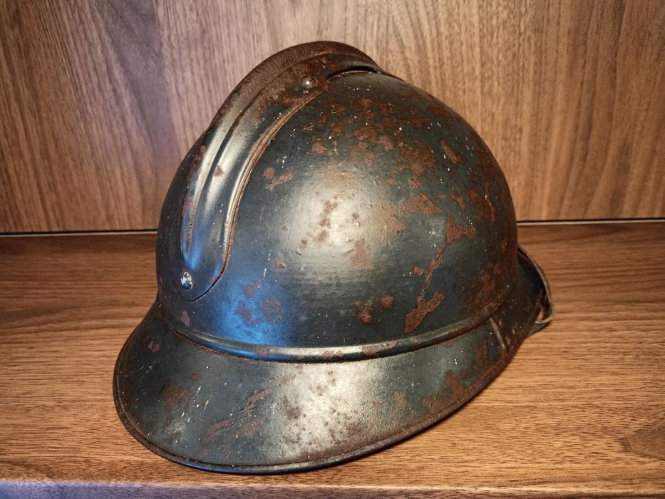 Hełm francuski Adrian Mle.15 ciekawy antyk militaria WW1