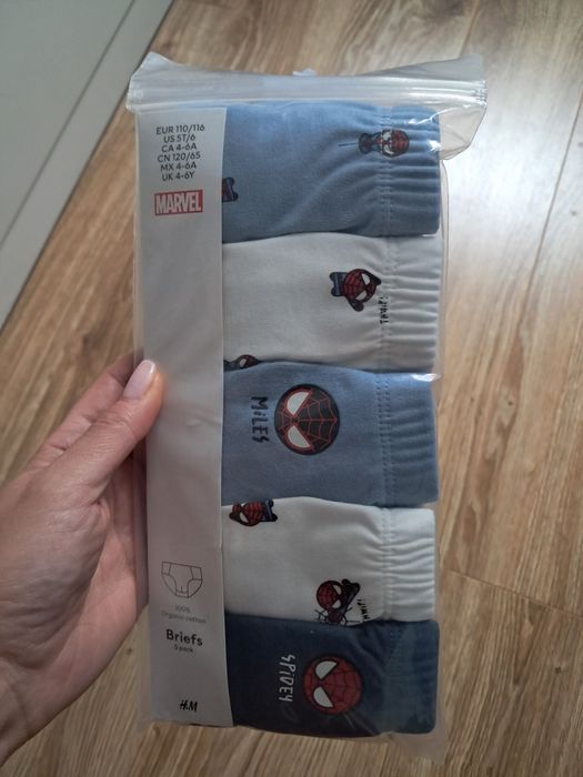 H&M majtki chłopięce Spidey Marvel H&M 110/116