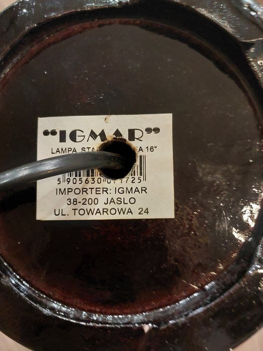 Ceramiczna Lampa stołowa  Igmar Polecam