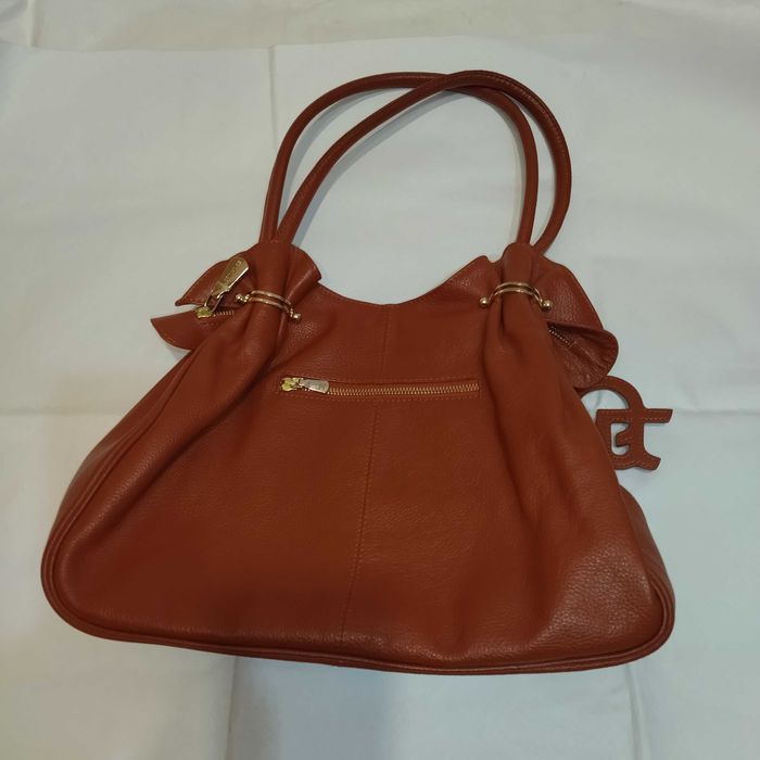 Подарок девушке - элегантная сумка Crinkles, кожа, оригинал