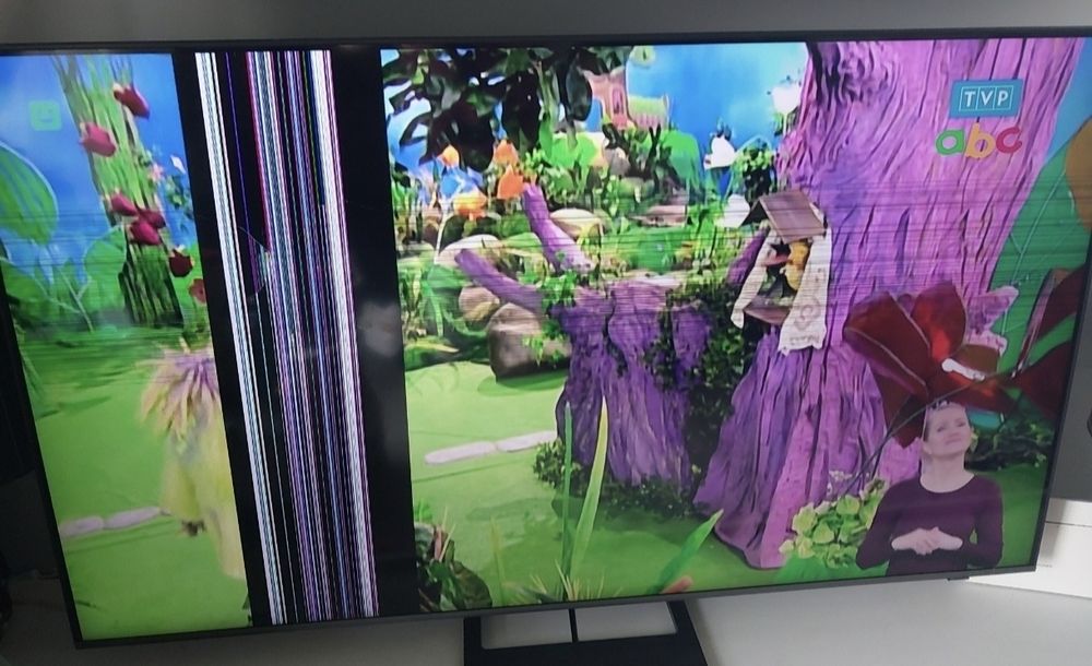 Smart TV Samsung uszkodzony QE55Q77DATXXH