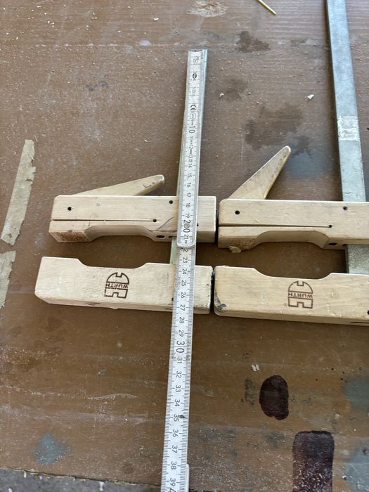 Scisk stolarski drewniany