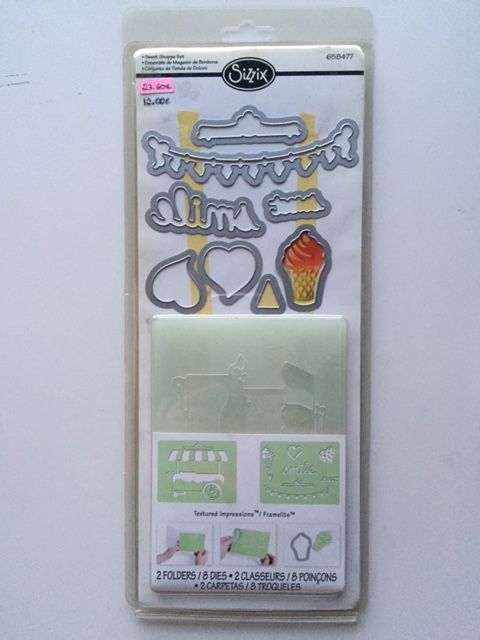 Texturas "Sizzix" novos.