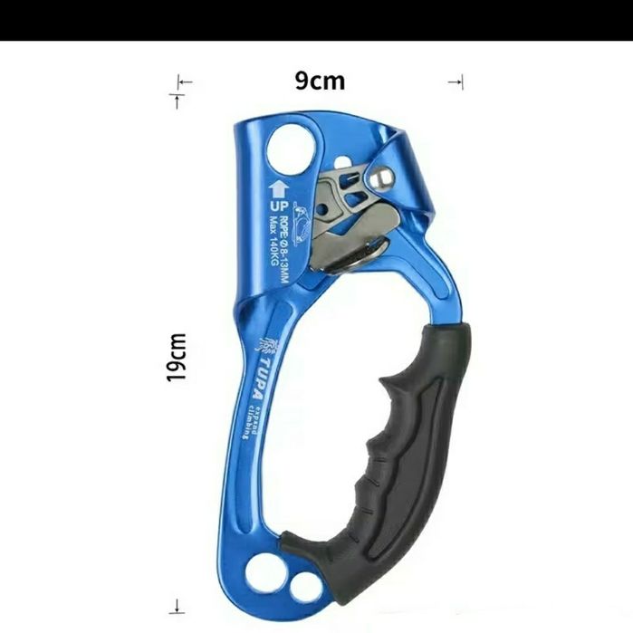 Жумар правый, блок-ролик, страховочное устр., карабины для промальпа
