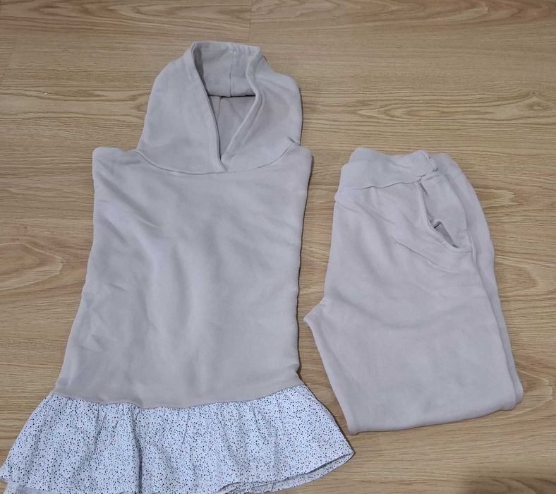 Conjunto de calça e camisola em jersey: Tam S
