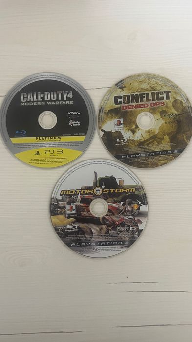 Pack 3 Jogos PS3 Conflict: Denied Ops,MotorStorm,COD4