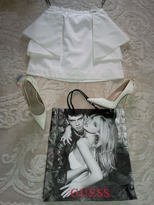 Юбка guess белая
