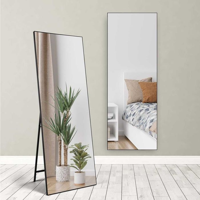 Nowe stojące lustro / lusterko / 60x165CM / HORLIMER / czarne !R191!