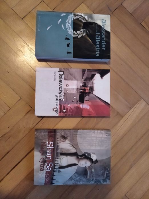 SHAN SA pakiet zestaw 3 książek Dziewczyna .. Aleksander .. Naga cytra