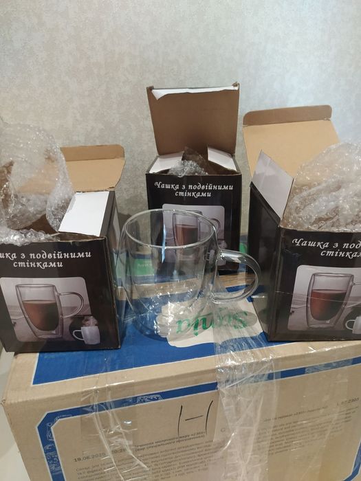 Чашка с двойными стенками