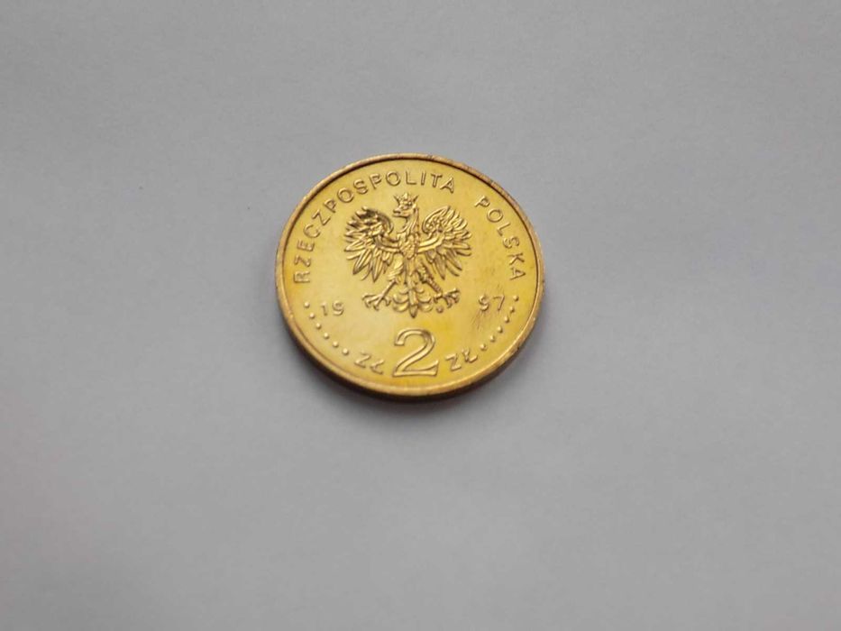 Moneta 2 zł - (1997 r.)- "Stefan Batory". Stan monety bardzo dobry.