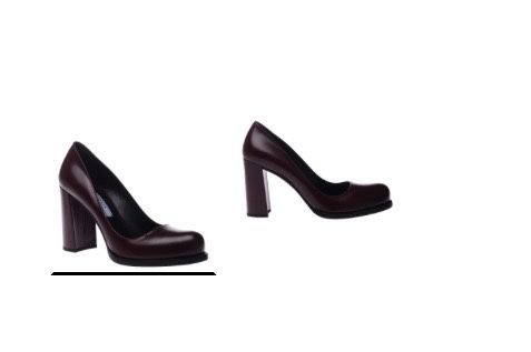 Туфлі жіночі бренду Prada бордові