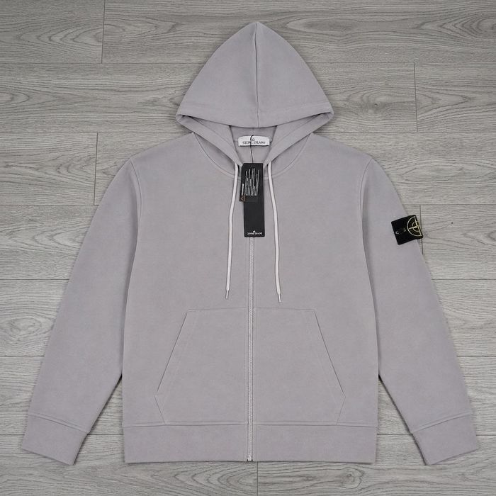 АКЦІЯ! Кофта stone island Сіра | Сіра Зіп-худі Стон Айленд | Зіпка Стонік