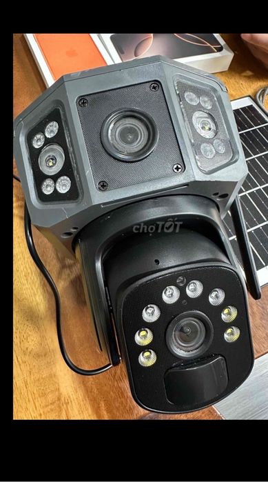 Kamera SIM KARTA solarna  2X  360 STOPNI 4K Wyprzedaż