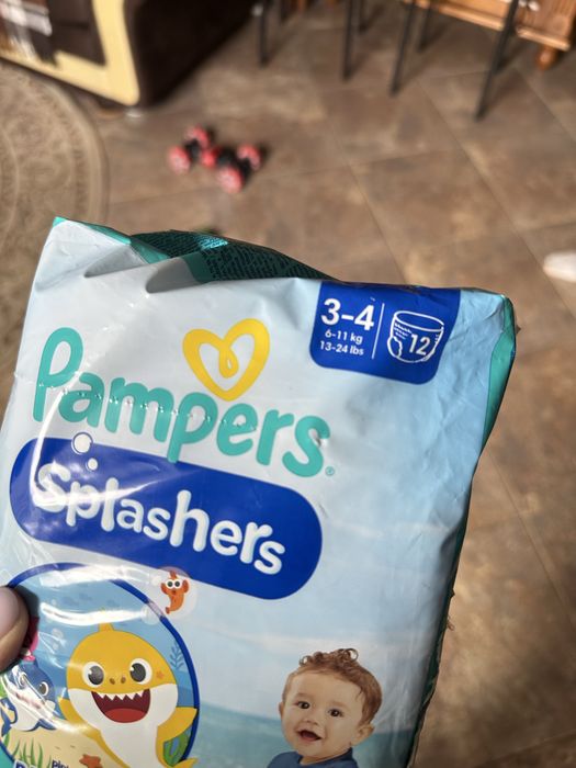 Підгузки-трусики для плавання Pampers Splashers (розмір 3–4)