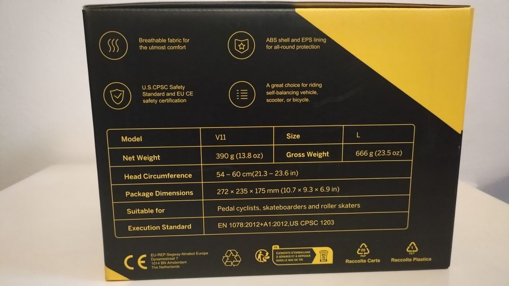 Capacete Ninebot L - NOVO