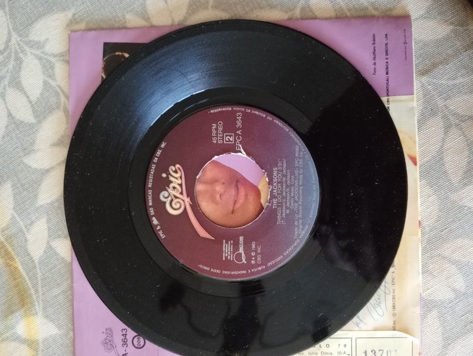 Vinil singles Michael Jackson - thriller