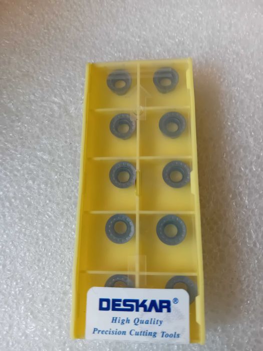 10 pastilhas p/ torno e fresadora.  Redondas 10mm