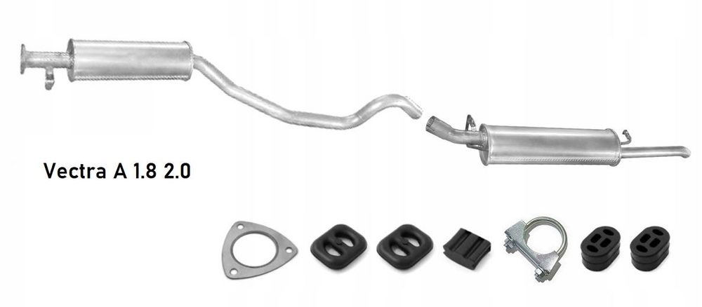 Резонатор Opel Astra G H J  Vectra A B C  Zafira A B Omega
