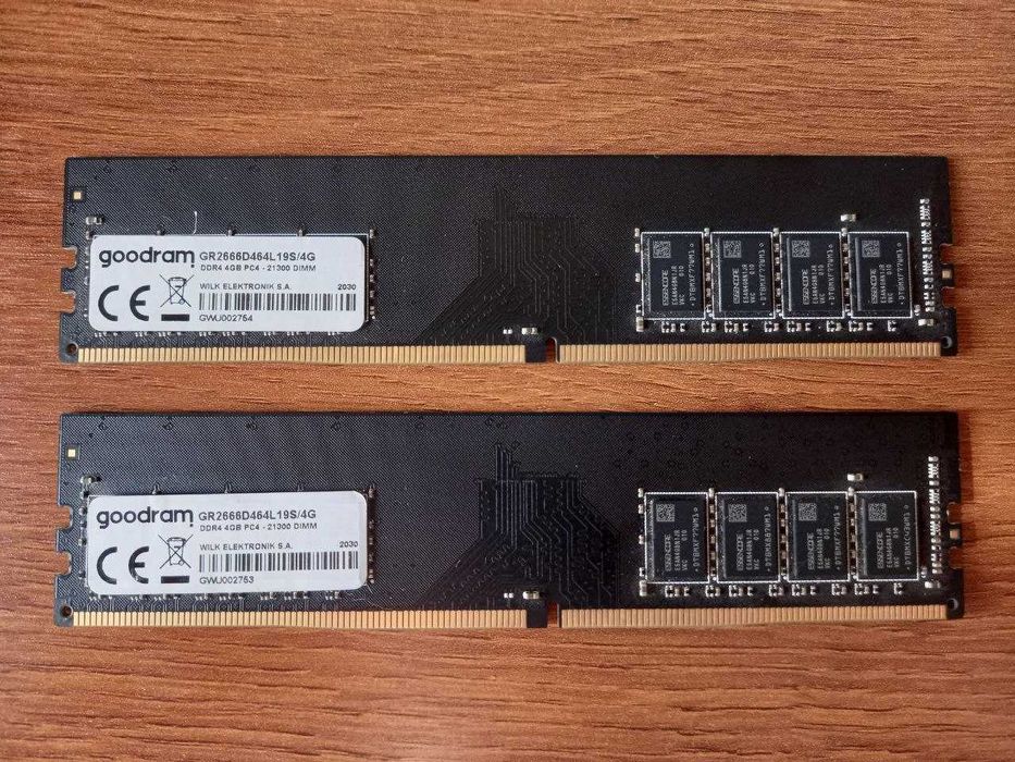Оперативну пам’ять Goodram DDR4 8GB (2×4GB).