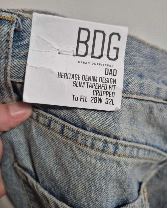 Nowe jasne jeansy S/XS, w28, slim, cropped, dad