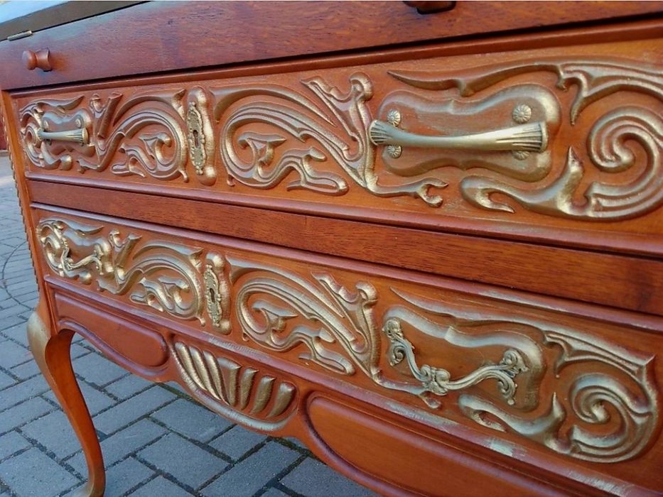 Sekretarzyk Sekretarz Komoda Ludwikowska