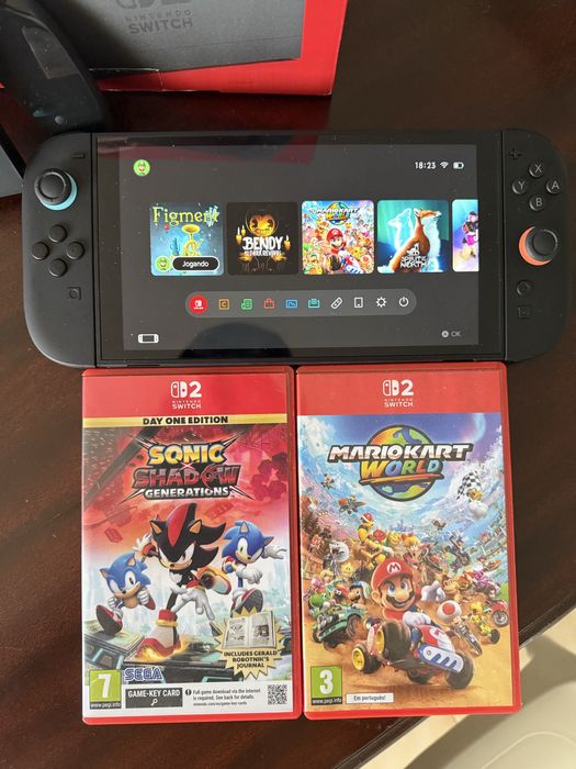 Nintendo Switch 2 + 2 Jogos Físicos | Estado Impecável
