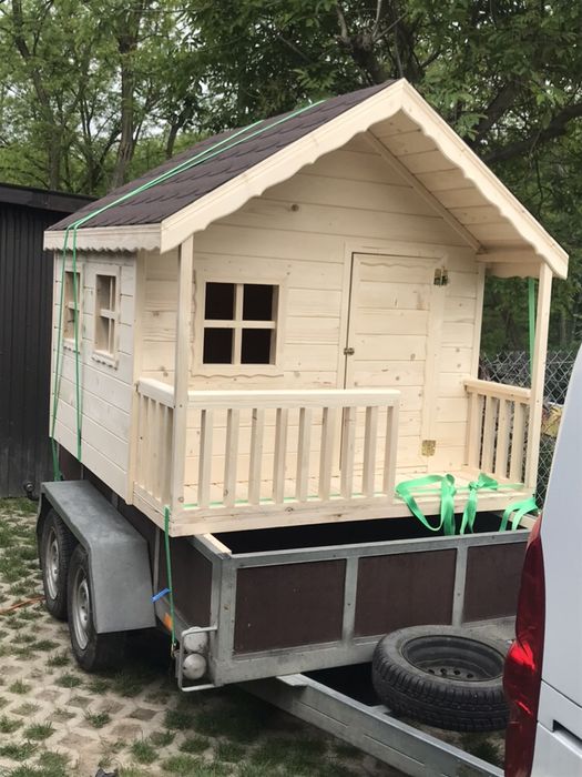 Sprzedam , Drewniany domek dla Dzieci,plac zabaw