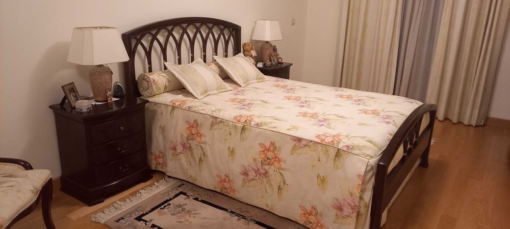Cama Casal com colchão Colunex