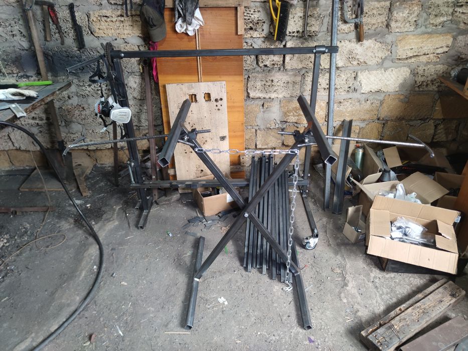 Стойка для покраски бамперов.