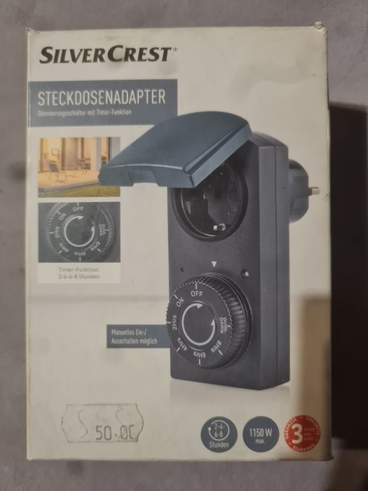 Nowy programator czasowy wodoodporny silvercrest