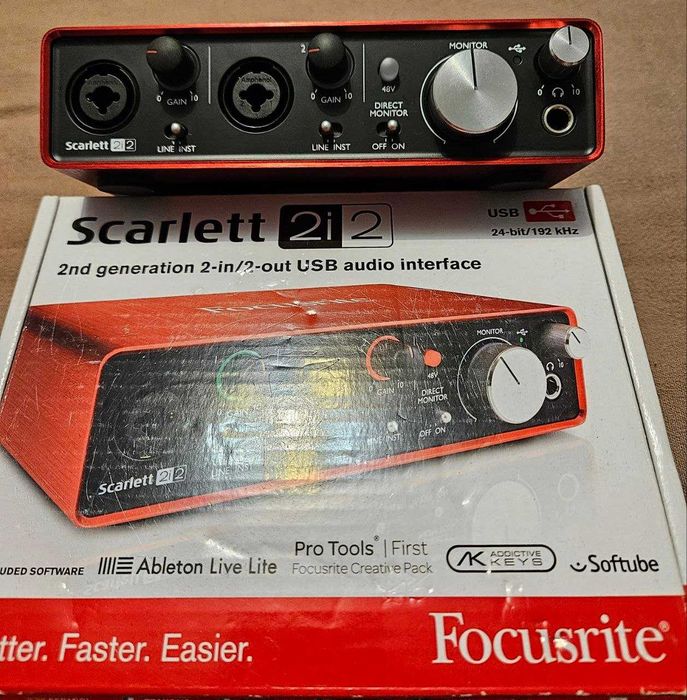 focusrite scarlett 2i2 - Купить музыкальные инструменты - Цена на